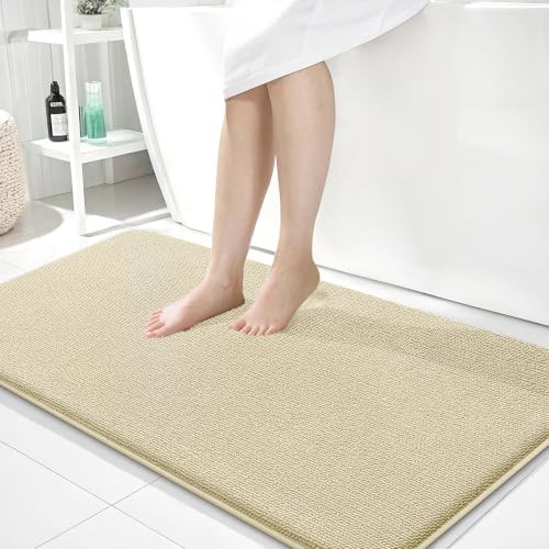 OLANLY Memory Foam Bathroom Runner Rug 44x24, Absorbent Long Bath Mat by OLANLY