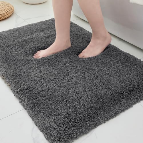 ILANGO Bathroom Rugs 30" × 20", Extra Soft Absorbent Microfiber Bath Rugs by ILANGO