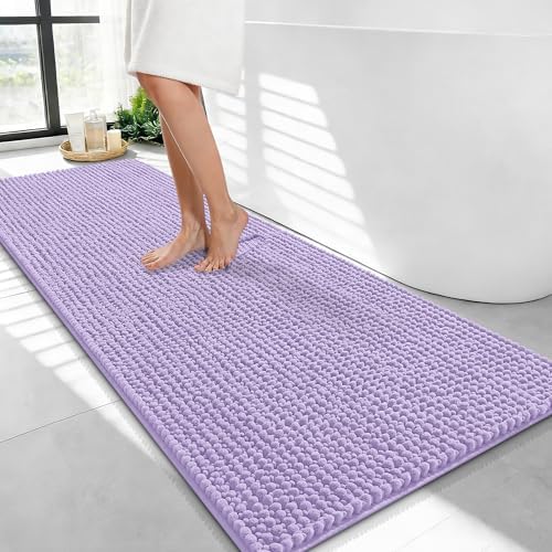 OLANLY Thick Chenille Bathroom Runner Rugs Mats 47x24 by OLANLY
