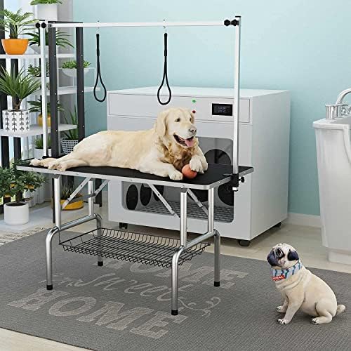 Pet Dog Grooming Table, Adjustable Large Heavy Duty Professional Foldable - Image 5