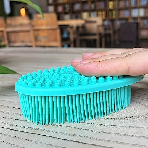 Premium Sensory Brush for Kids or Autism, Soft Silicone Body Scrubber, 2 in 1 - Image 5