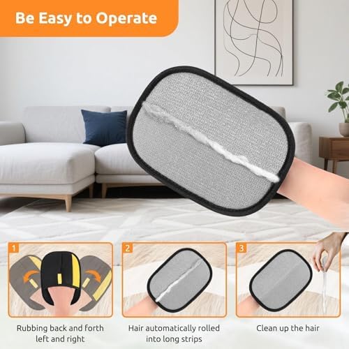 SAWMONG 2Pcs Pet Hair Remover Glove - Image 3