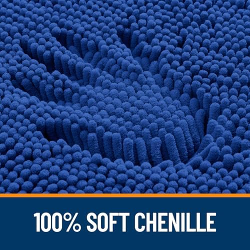 OLANLY Large Bathroom Rugs 47x32, Extra Soft Absorbent Chenille Bath Rugs - Image 3