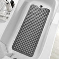 MOONFLY Shower and Bathtub Mat, 40x16 Inches, Translucent Black by MOONFLY