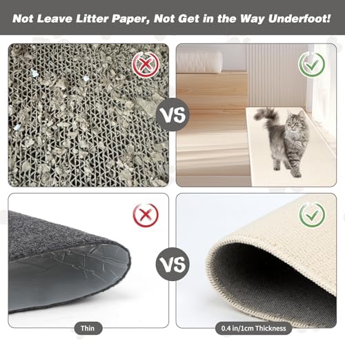 FHTONGE 71x15.8" Thickened Cat Wall Climbing Carpet - Image 5