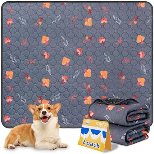 Sunheir Washable Pee Pads for Dogs, Waterproof Non-Slip Wee Wee pad, Absorbent by SUNHEIR