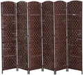 HOMCOM Room Divider 6-Panel, 6FT-Tall Folding Privacy Screen by HOMCOM