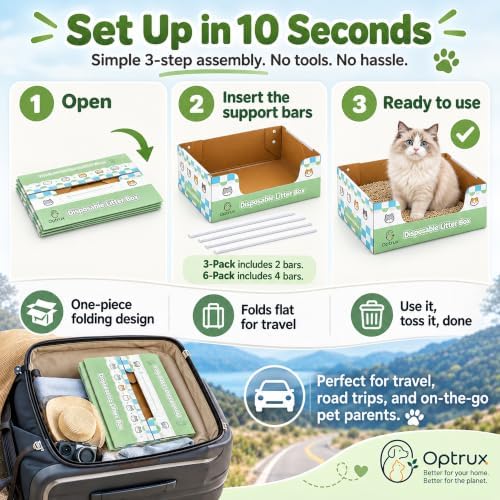 6-Pack Disposable Litter Box - Image 4