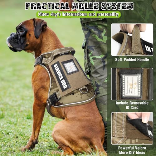 Tactical Dog Harness and Leash Set - Image 3