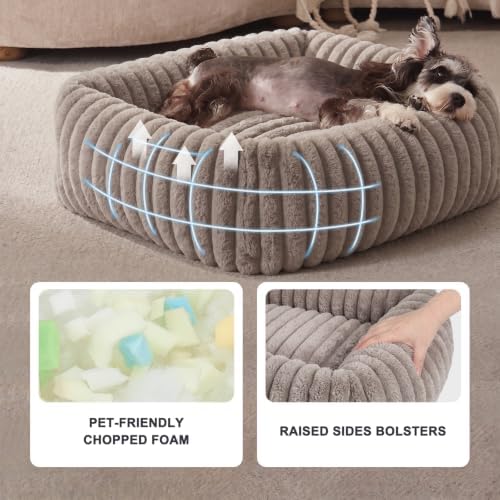 FURTIME Dog Bed for Small Medium Dog, Washable Orthopedic Pet Bed - Image 2
