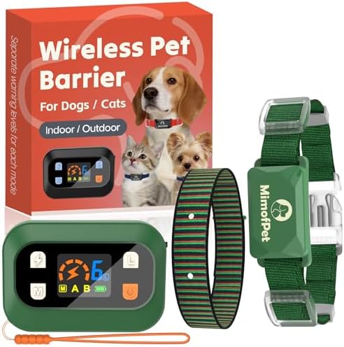 MIMOFPET Wireless Pet Barrier for Cats Dogs by MimofPet