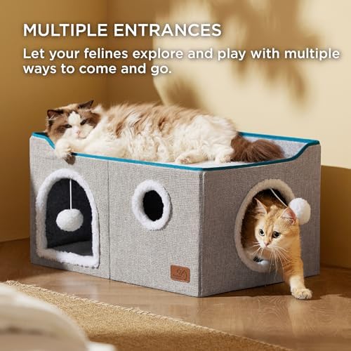 Bedsure Extra Wide Cat House Bed - Image 2