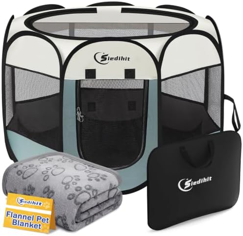 Sieidihit Dog Cat Playpen Tent Crate Cage by Siedihit