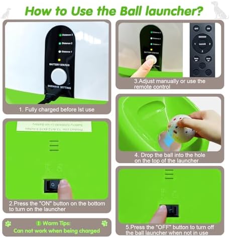 SOCO Automatic Ball Launcher for Dogs Large- 3 Distance Settings w/Remote - Image 4