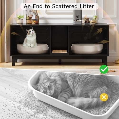 ONBRILL 59" Cat Litter Box Enclosure - Image 5