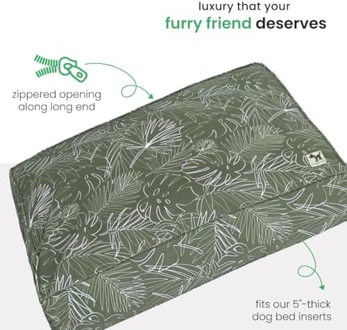 Molly Mutt Panama Dog Bed Duvet Cover, 100% Cotton Canvas Cover - Image 5