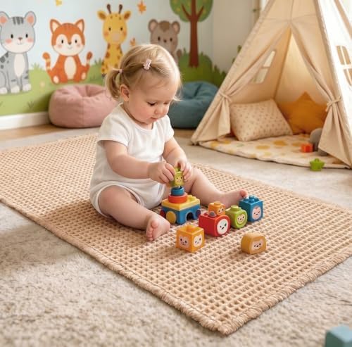 ILANGO Upgraded Waffle Bath Rug 24x48, Super Absorbent Non Slip Bath Mat - Image 4