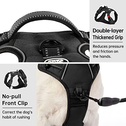 IVY&LANE No Pull Dog Harness for Large Dogs, Reflective Dog Vest Harness - Image 5