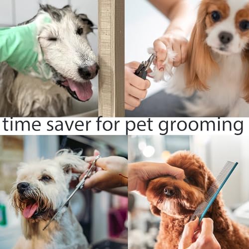 Dog Grooming Loops Table Supplies 2 Pack Cute Colorful Paw Pattern Restraint - Image 7