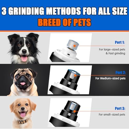 VIWIK Dog Nail Trimmers with Light, Cat Dog Nail Clippers, Dog Nail Grinder - Image 4
