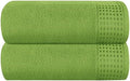 GLAMBURG 100% Cotton Oversized 2 Pack Bath Sheets 35x70, Ultra Soft Highly by GLAMBURG