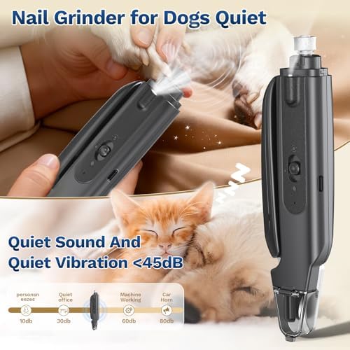 Pet Nail Clipper with Light, Type-c Dog Claw Trimmer & Grinder - Image 4
