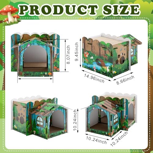 2 Story Cardboard Cat House - Image 2