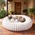 Donut Pet Bed for Indoor Cats and Small Dogs, Self-Heating Dog Bed by Unknown
