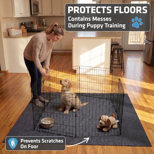 Drymate Jumbo Dog Playpen Mat, Washable Pee Pads - Image 2