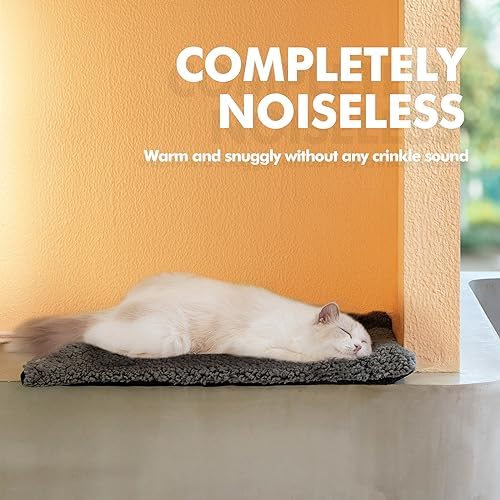 Mora Pets Self Warming Cat Bed Self Heating Cat Dog Mat Pet Pad Extra Warm - Image 2