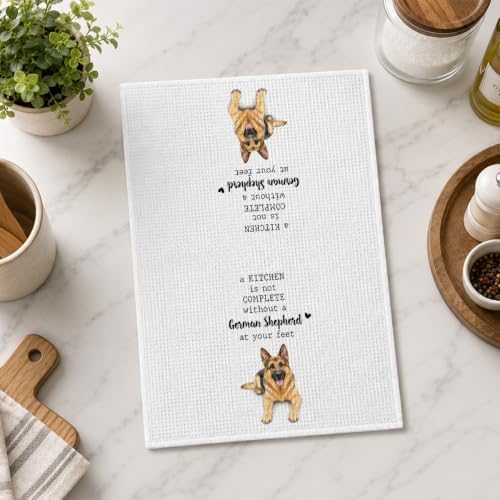 German Shepherd Kitchen Towel, Funny Dog Lover Kitchen Decor - Image 5