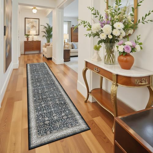 Floral Hallway Runner Rug 2'6"x14' - Image 6