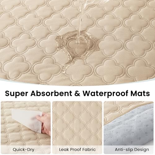 Love's cabin Dog Playpen with Washable Pee Pad, Puppy Pet Cat Playpen Small - Image 6