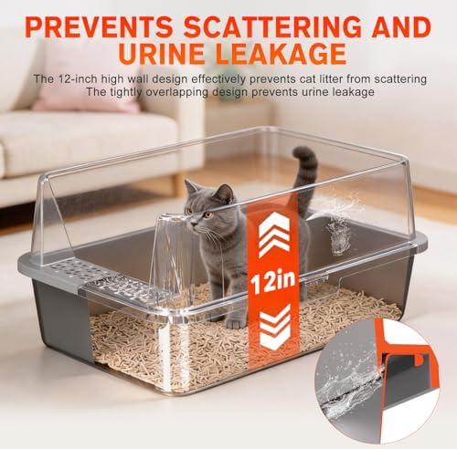 2PACK Stainless Steel Litter Box, Metal Litter Boxs - Image 3