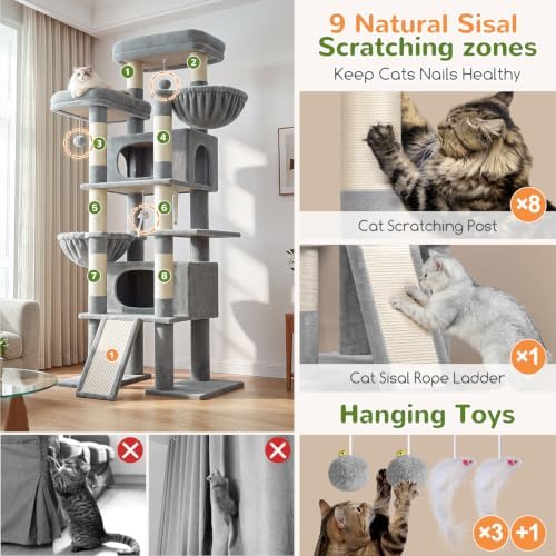 Globlazer Giant Tall Heavy Duty Cat Tower - Image 5