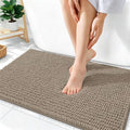 OLANLY Thick Chenille Absorbent Bathroom Rugs Mat 36x24, Warm Taupe by OLANLY
