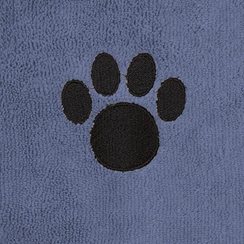 Bone Dry Pet Robe Collection, Embroidered Absorbent Microfiber Bath Robe - Image 3