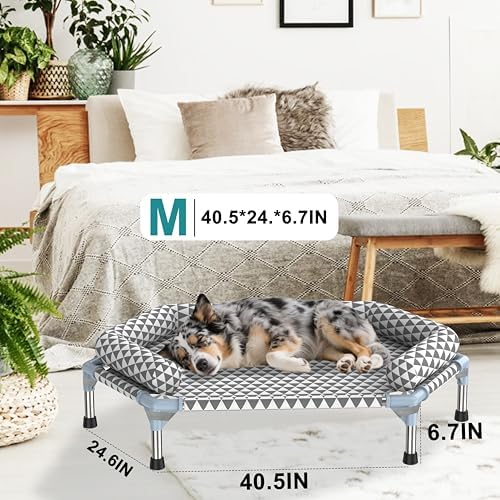 Kuntrust Orthopedic Dog Bed for Medium Dogs，U-Shaped Bolster ，Up to 100 lbs - Image 4