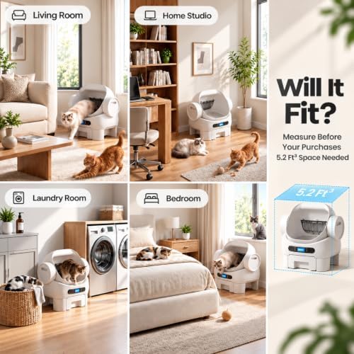 Automatic Litter Box Self Cleaning, Smart Cat Litter Box - Image 3