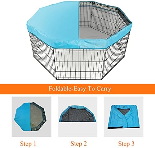 PJYuCien Playpen Top Cover for 24'' Width 8 Panel Pen - Image 5