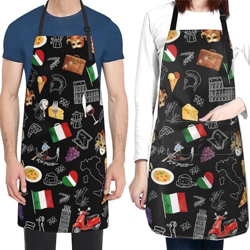 Art Apron with Pocket for Women Men - Image 5