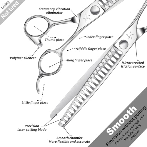 High-end Professional Dog Grooming Thinning Scissors Teeth Cutting Blending - Image 3