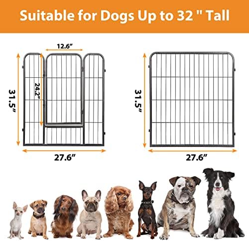 ZENY Dog Playpen Outdoor, Indoor Pet Pen, 16 Panels Dog Fence - Image 5
