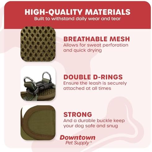 Downtown Pet Supply Step-in Dog Harness – No Pull, Adjustable Padded Mesh - Image 4