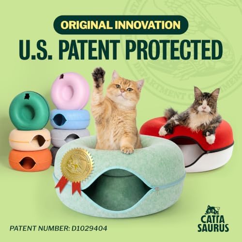 Cattasaurus Peekaboo Cat Cave Donut - Image 2