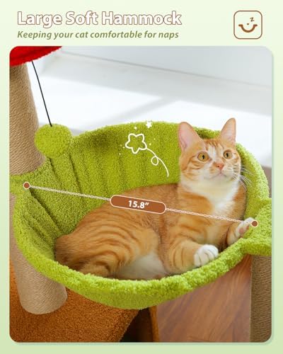 MUTTROS 35" Flower Cat Tree for Kittens - Image 4