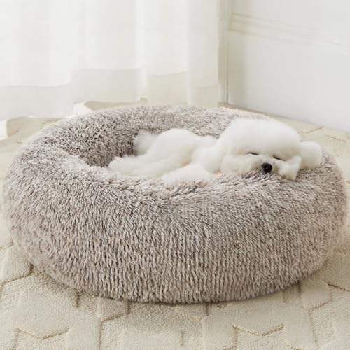 WNPETHOME Small Round Calming Dog Bed Cat Bed by WNPETHOMEPETSHOME