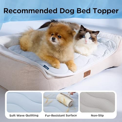 Bedsure Cooling Mat for Large Dogs, Washable Breathable QMax>0.4 Cool Fiber - Image 6