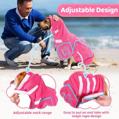 SlowTon Dog Bathrobe Drying Coat – Super Absorbent Fast Drying - Image 7