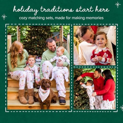 Burt's Bees Baby Matching Family Jammies, Organic Cotton, Holiday Pajamas - Image 4